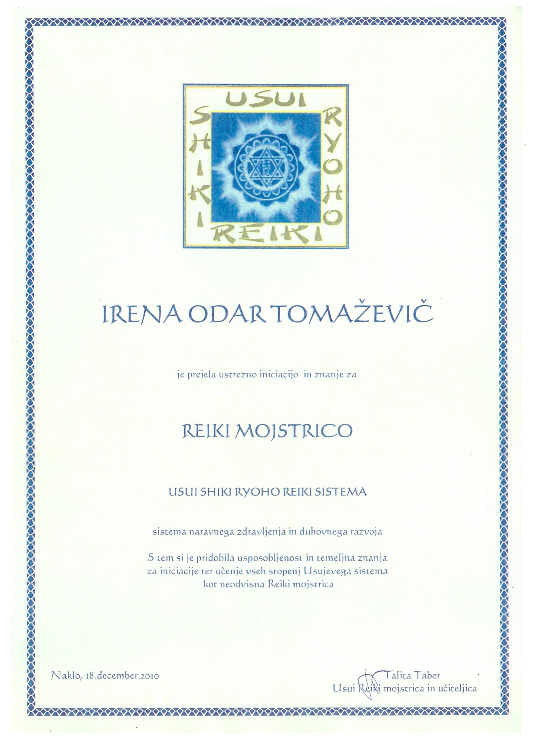 Irena Odar Tomaževič - Moč svetlobe